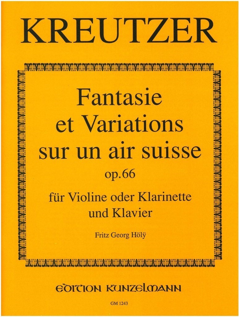 Fantasie Et Variations Sur Un Air Suisse